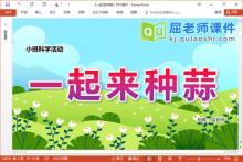 小班科学种植课件《一起来种蒜》PPT课件教案