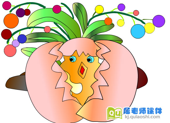 小班语言故事《小鸡找妈妈》FLASH动画课件