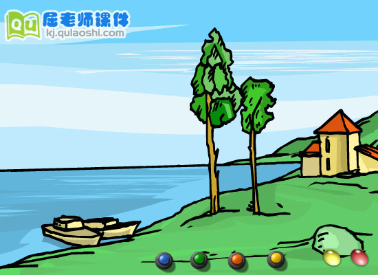 幼儿园大班科学《小蚂蚁和大脚印》FLASH课件2