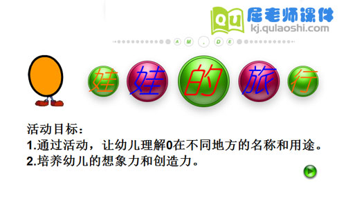 小班数学《娃娃的旅行-0的认识》FLASH动画课件