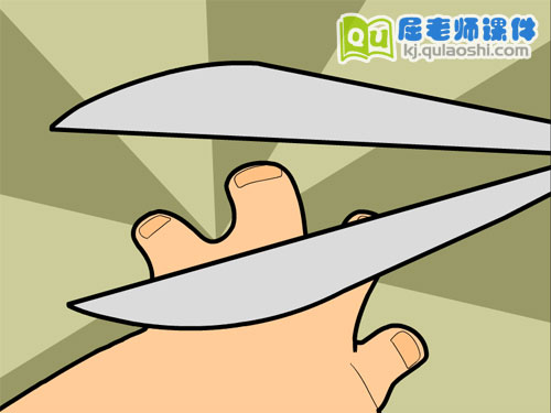 幼儿园大班科学《剪指甲不会痛》FLASH课件3