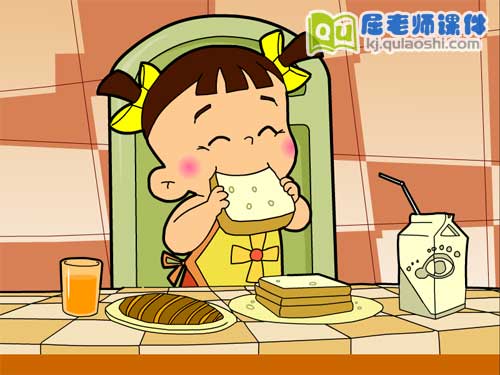 中班科学《吃饱了为什么想睡觉》FLASH动画课件