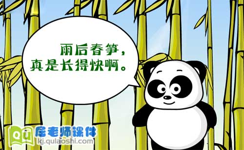 中班科学《雨后春笋哪里来》FLASH动画课件3