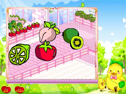 中班音乐《木瓜恰恰恰》FLASH动画课件3