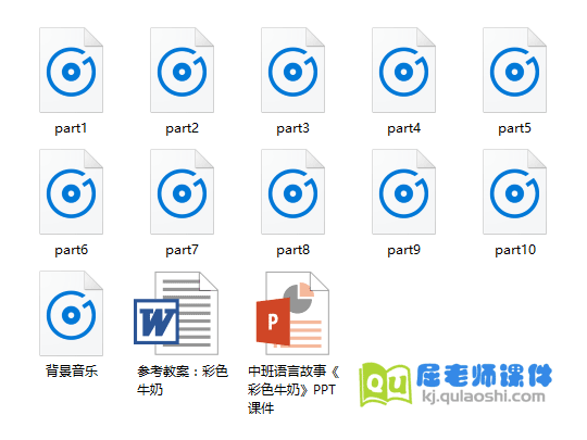 《彩色牛奶》PPT课件教案配音