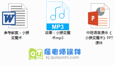 小猴变魔术故事MP3音频