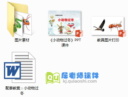 《小动物过冬》PPT课件+教案+图片