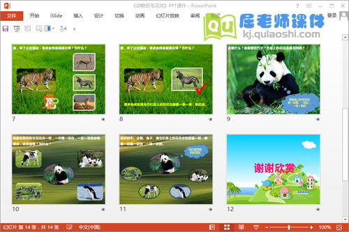 小班科学公开课《动物皮毛花纹》PPT课件教案音效图片4