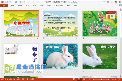小班科学课件《小兔乖乖》PPT课件教案图片3