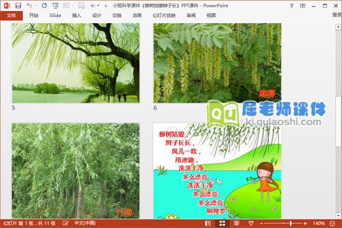 小班科学课件《柳树姑娘辫子长》PPT课件3