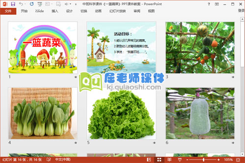 中班科学课件《一篮蔬菜》PPT课件教案2