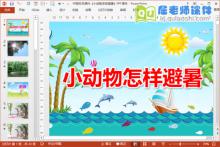 中班科学课件《小动物怎样避暑》PPT课件