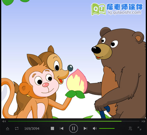 猴子和鹿动画视频