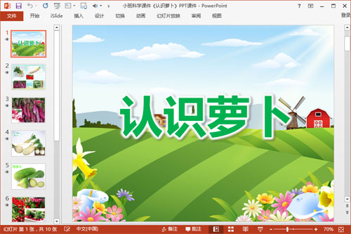 小班科学课件《认识萝卜》PPT课件