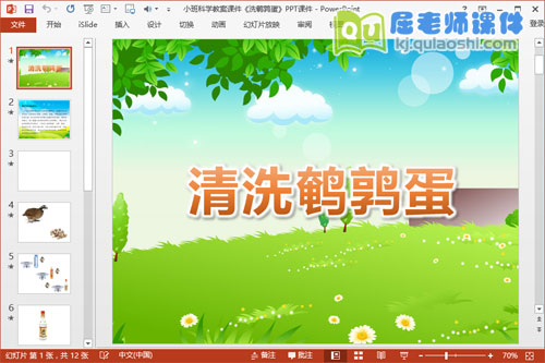 小班科学教案课件《洗鹌鹑蛋》PPT课件