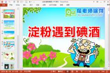 大班科学实验课件《淀粉遇到碘酒》PPT课件教案记录表