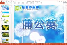 小班美术课件《蒲公英》PPT课件教案下载