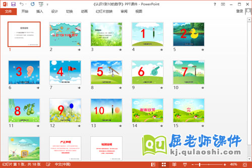 小班数学课件《认识1到10的数字》PPT课件教案学具2