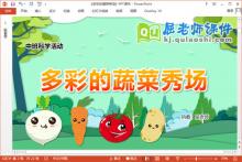中班科学课件《多彩的蔬菜秀场》教案PPT课件下载