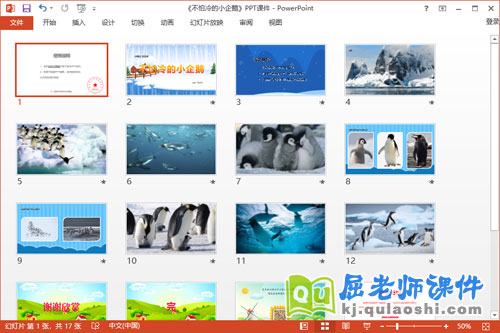 小班社会课件《不怕冷的小企鹅》教案动画PPT课件2