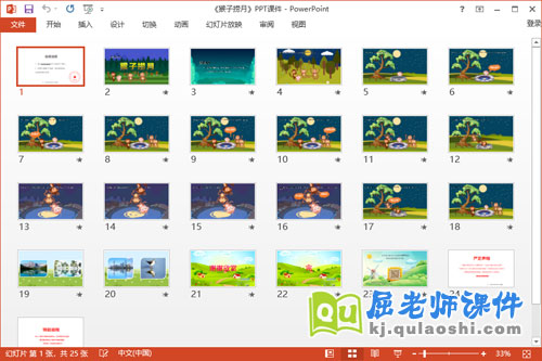 大班语言故事课件《猴子捞月》教案PPT课件2