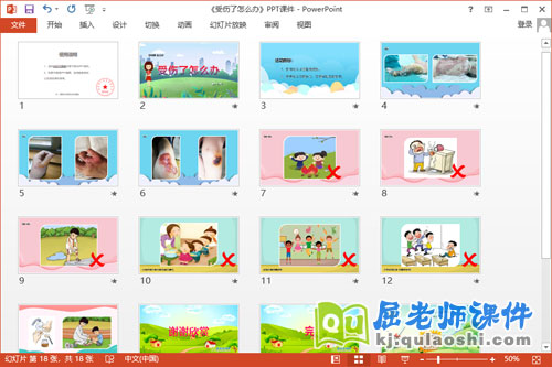 中班安全课件《受伤了怎么办》教案PPT课件2