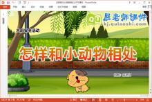 大班安全课件《怎样和小动物相处》教案图片PPT课件下载