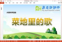 大班科学课件《菜地里的歌》教案PPT课件