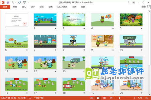 中班语言故事课件《傻小熊进城》教案图片PPT课件2