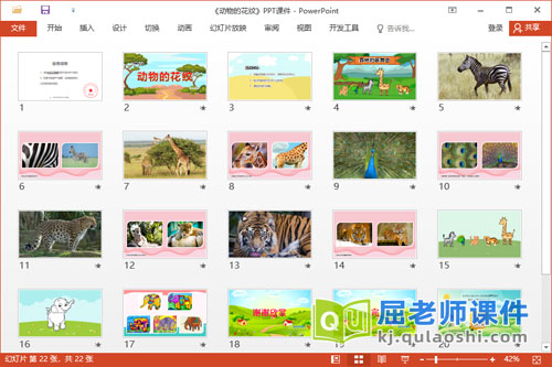 大班美术课件《动物的花纹》教案图片PPT课件2