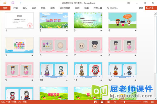 大班美术泥工课件《民族娃娃》教案PPT课件2