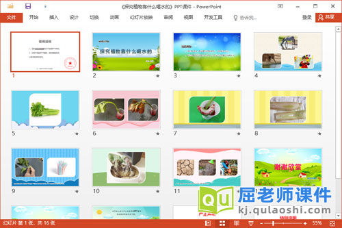 大班科学课件《探究植物靠什么喝水的》教案PPT课件2