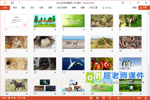 大班科学课件《它们生活在哪里》教案图片音乐PPT课件2