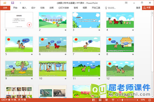 中班语言故事课件《谁跟小羚羊去避暑》教案图片PPT课件2