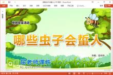 中班安全课件《哪些虫子会蜇人》教案PPT课件下载