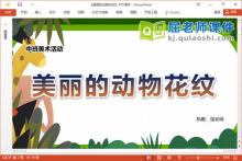 中班美术课件《美丽的动物花纹》教案PPT课件下载