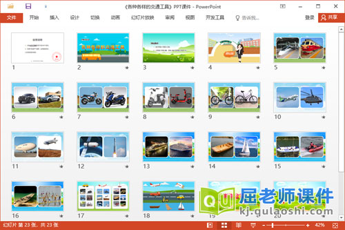 中班科学课件《各种各样的交通工具》PPT课件教案2