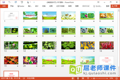 中班科学课件《神奇的叶子》教案视频PPT课件2