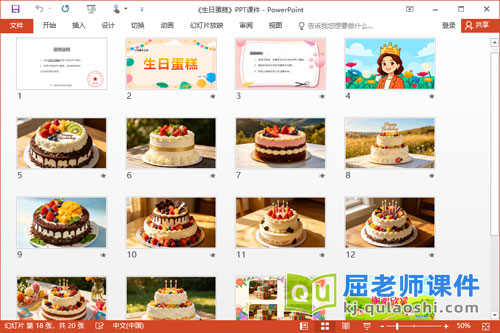 小班美术课件《生日蛋糕》PPT课件2