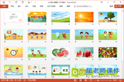 小班健康课件《太阳火辣辣》PPT课件教案2