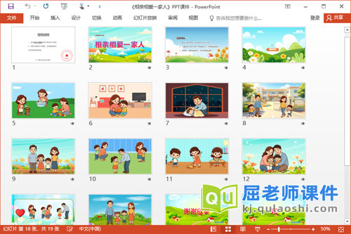 小班语言课件《相亲相爱一家人》PPT课件2